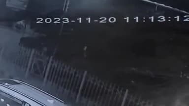 करनाल: लेबर चौक के पास बीती रात डम्फर ट्रक ने लाइट कैमरे  खम्बे तोड़ने वाले ट्रक का CCTV आया सामने हुआ फरार