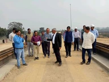 चितरंगी: एनसीएल के अध्यक्ष सह प्रबन्ध निदेशक के द्वारा किया गया निगाही क्षेत्र का दौरा, दिए आवश्यक निर्देश