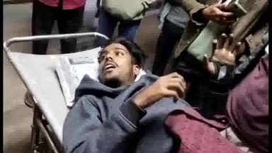 पवई: ताराग्राम के पास मोटर बाइक अनियंत्रित होकर गिरी बाइक चालक गंभीर रूप से घायल