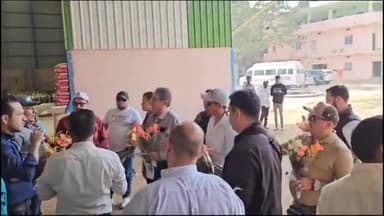 गुमला में औद्योगिक विकास देखने पहुंचे विदेशी मेहमान