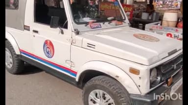 करनाल: सैक्टर 12 संडे सेल  के बाहर पुलिस ने लगाया नाका बाइक चोरी की वारदात को रोकने  के लिए चैकिंग