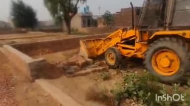 आगरा: शाहगंज वार्ड के मौजा धनौली में कृषि भूमि पर अनधिकृत तरीके से विकसित की जा रही कॉलोनी पर एडीए ने चलाया बुलडोजर