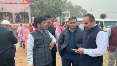 बौंद कलां: बौंदकलां पहुंचे ADC व SDM , विकसित भारत जनसंवाद संकल्प यात्रा स्थल का जायजा लेकर अधिकारियों को दिए दिशा निर्देश