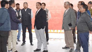 सिंगरौली: कलेक्टर ने किया मतगणना स्थल का निरीक्षण, अधिकारियों को दिए जरूरी दिशा -निर्देश