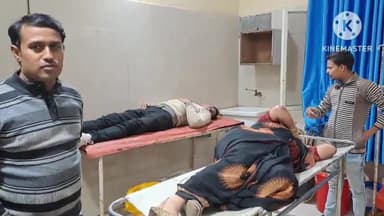 फिरोज़ाबाद: भारत टाकीज के समीप हाइवे पर तेज रफ़्तार के दो बाइक आपस भीड़ी,3 लोग हुए घायल