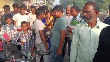 करपी: NH 33 सड़क पर नगला गांव में बुलेट सवार ने बकरी को रौंदा