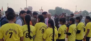 किसान मोर्चा द्वारा आयोजित जिला स्तरीय नमो कबड्डी प्रतियोगिता में पहुंच कर उत्साह वर्धन कर उज्जवल भविष्य की शुभकामनाएं