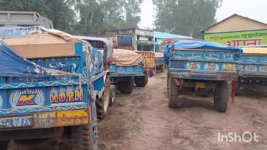 बिहटा: लई गांव के पास से पुलिस ने 8 अवैध बालू लोडिंग ट्रैक्टरों को किया बरामद