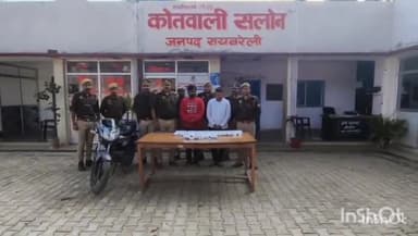 सलोन: वरुवार गैंग के चार अंतरराज्यीय लुटेरे थाना सलोन पुलिस व यस ओ जी के ज्वाइंट ऑपरेशन में मुठभेड़ के दौरान हुए गिरफ्तार
