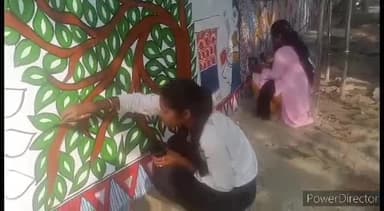 कहरा: नगर विकास एवं आवास विभाग द्वारा संजय गांधी जैविक उद्यान की दीवारों को मिथिला पेंटिंग से सजाया जा रहा