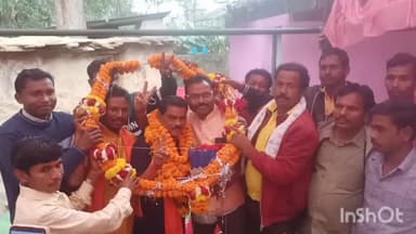 तोकापाल: चित्रकोट विधानसभा से नवनिर्वाचित विधायक विनायक गोयल से मिलने ग्राम धर्माउर पहुंचे जगदलपुर मंडल अध्यक्ष सुरेश गुप्ता