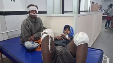 छतरपुर नगर: फ़ॉरलाइन गंज के पास बाईक सवार हुए हादसे का शिकार,दो घायल जिला अस्पताल में भर्ती ईलाज जारी