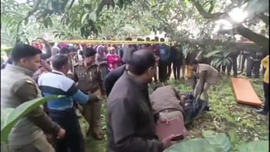 धनौरा: गजरौला पाल रोड पर आम के पेड़ पर लटका मिला ई-रिक्शा चालक का शव, परिजनों ने जताई हत्या की आशंका