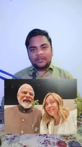 Modi viral pic 
Modi + Meloni = Melodi