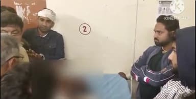 बाह: कस्बा पिनाहट एसबीआई बैंक के पास बोलेरो सवार आधा दर्जन लोगों ने संविदा कर्मी व उसके भाई के साथ की जमकर मारपीट