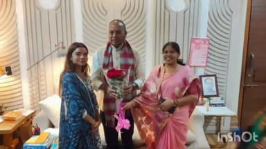 दंतेवाड़ा: बीजेपी प्रदेश मंत्री ओजस्वी भीमा मंडावी ने विधायक अजय चंद्राकर के निवास पर की मुलाकात, दी जीत की बधाई