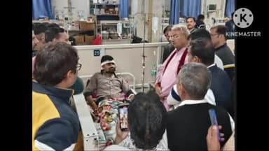 नैनवां: जयपुर में गोगामेड़ी की हत्या के दौरान शूटर हमले में घायल हेमराज से MLA मदन दिलावर ने की मुलाकात, मदद का दिया भरोसा