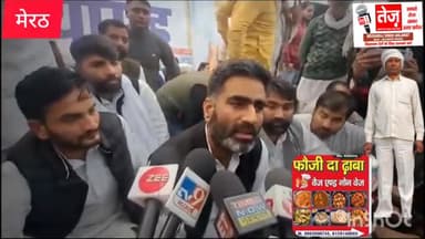 #मेरठ सपा विधायक अतुल प्रधान अनशन पर बैठे डॉक्टर कहते हैं कि यह भोजन कर रहा है इसे ना कोई दिक्कत है#