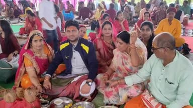 गलियाकोट: खड़गदा में धुलविया सेवक समाज चार धाम यात्रियों द्वारा सामूहिक, गंगौउद्यापन, एकादशी, यज्ञोपवित संस्कार का आयोजन