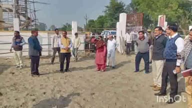 कासगंज: डीएम ने मौजमपुर हुसैनपुर स्थित नवनिर्मित अस्थाई गौवंश आश्रय स्थल का किया निरीक्षण