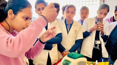 कटकमदाग: एक दिवसीय कार्यशाला में  बीएमएलटी विभाग की छात्राओं ने सीखे शोध के गुर