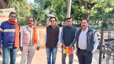 बूंदी: मांधाता बालाजी समिति के सदस्यों ने मांधाता मेले की परमिशन को लेकर कलेक्ट्रेट में एडीएम को सौंपा ज्ञापन