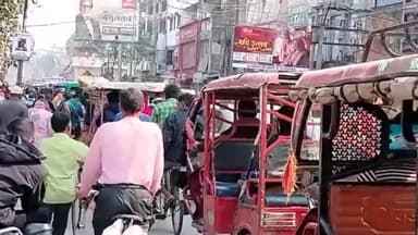 बेगूसराय: नगर पालिका चौक से कालीस्थान तक लगा जाम, नगर निगम प्रशासन पर सवालिया निशान