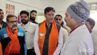 बारां: विधायक बनने के बाद पहली बार बुधवार को  राधेश्याम बेरवा ने किया जिला अस्पताल का निरीक्षण।