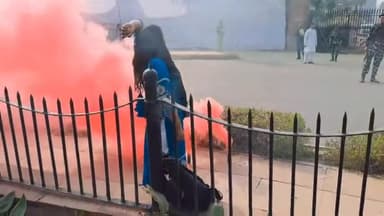 2001 #ParliamentAttack and  2023 Security breach in Parliament on same day  🤯