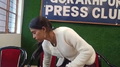 गोरखपुर: गोरखपुरिया भौजी ने गोरखपुर प्रेस क्लब पर प्रेस वार्ता कर लगाई न्याय की गुहार