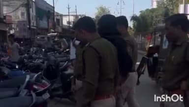 बासोदा: गंजबासौदा की एसबीआई बैंक में लूट के मामले में गिरफ्तार आरोपियों के साथ पुलिस ने घटनास्थल का लिया जायजा