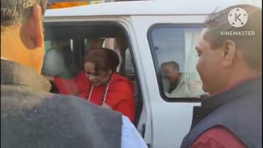 बरखेड़ा चेयरमैन श्याम बिहारी भोजवाल के आवास पर पहुंची!डॉ साध्वी प्राची डॉ ममता भोजवाल ने किया स्वागत !