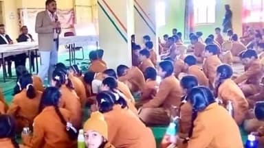 पन्ना: महर्षि विद्या मंदिर स्कूल पन्ना में छात्र-छात्राओं को कानून संबंधी दी गई जानकारी