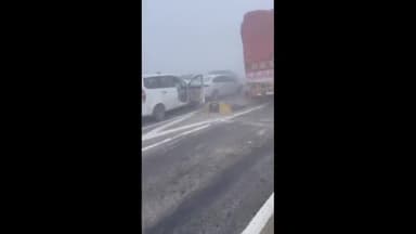 ਪਟਿਆਲਾ: ਧਰੇੜੀ ਜੱਟਾਂ ਟੋਲ ਪਲਾਜ਼ਾ 'ਤੇ ਧੁੰਦ ਕਾਰਨ ਕਈ ਵਾਹਨ ਆਪਸ 'ਚ ਟਕਰਾਏ, 2 ਪੁਲਿਸ ਮੁਲਾਜ਼ਮ ਜ਼ਖਮੀ