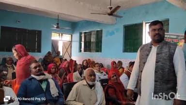 धनघटा: डूहिया खुर्द में विकसित भारत संकल्प यात्रा व ग्राम चौपाल का हुआ आयोजन