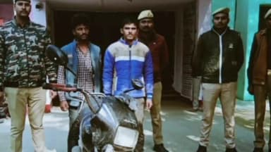 सवायजपुर: अरवल पुलिस ने गंभीरी पुल से चोरी की बाइक और तमंचा-कारतूस के साथ 2 चोरों को किया गिरफ्तार