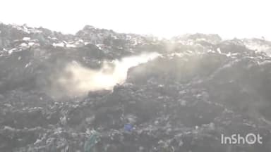 होशंगाबाद नगर: खोजनपुर ईदगाह के पास बने ट्रेचिंग ग्राउंड में कचरे के ढेर से निकल रहे धुएं से लोगों को दमा एलर्जी जैसी हो रही बीमारी