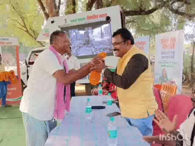 छिन्दगढ़: सुकमा: विकसित भारत संकल्प यात्रा कार्यक्रम के तहत बिरसठपाल में किया गया कार्यक्रम का आयोजन