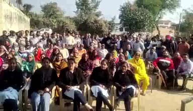 कालका: जजपा प्रदेश प्रवक्ता भाग सिंह दमदमा ने खेड़ावाली लेही के लोगो की समस्याएं सुनी, भारी संख्या में लोग रहे मौजूद