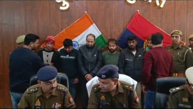 बुलंदशहर: SSP ने पुलिस लाइन में लूट की घटना का किया खुलासा, 6 गिरफ्तार व ₹28.12 लाख और अवैध हथियार बरामद