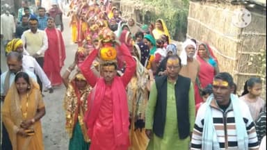 बखरी: बागवन गांव में 2 दिवसीय अष्टयाम यज्ञ का किया गया आयोजन