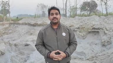 धनौरा: खेड़की गांव में धड़ल्ले से चल रहा है अवैध बालू खनन का कारोबार