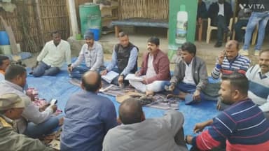 मनसाही:- राम जन्म भूमि मंदिर के पूजित अक्षत वितरण की तैयारी को लेकर हुई बैठक।