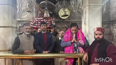 ज्वालामुखी: शक्तिपीठ ज्वालामुखी मंदिर में हिमाचल सरकार के मुख्य सचिव प्रबोध ने टेका माथा, मंदिर के विकास कार्यों की ली जानकारी