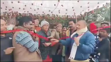 पन्ना: पुरषोत्तमपुर स्थित सरस्वती शिशु मंदिर एवं छत्रसाल आवासीय विद्यापीठ की नवनिर्मित बाउंडरी वाल का हुआ लोकार्पण।