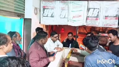 बासोदा: गंजबासोदा के नगर पालिका एवं पशु चिकित्सा विभाग के संयुक्त दल के द्वारा खुले में मांस विक्रय करने वाले विक्रेताओं को