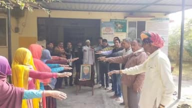 भूपालसागर: इडरा में पूर्व प्रधानमंत्री वाजपेयी की जन्म जयंती पर पुष्पांजलि अर्पित कर याद किया।