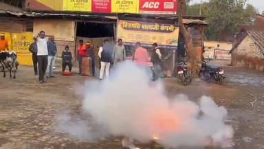 गोटेगांव: नरसिंहपुर विधायक और पूर्व केंद्रीय मंत्री प्रहलाद  पटेल को बनाया गया कैबिनेट मंत्री गोटेगाव में मनाई खुशियां फोड़े पटाखे