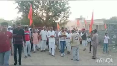 आहोर: चान्द्राई व सनवाड़ा गांव में कलश यात्रा निकालकर अक्षत पूजन किया गया