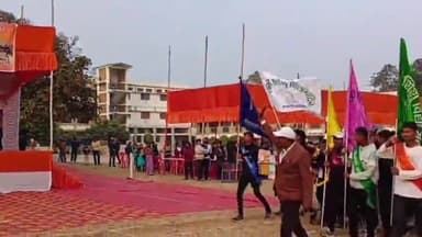 कांके: रांची के धुर्वा स्थित सरस्वती शिशु विद्या मंदिर स्कूल में तीन दिवसीय वार्षिक खेलकूद का हुआ समापन